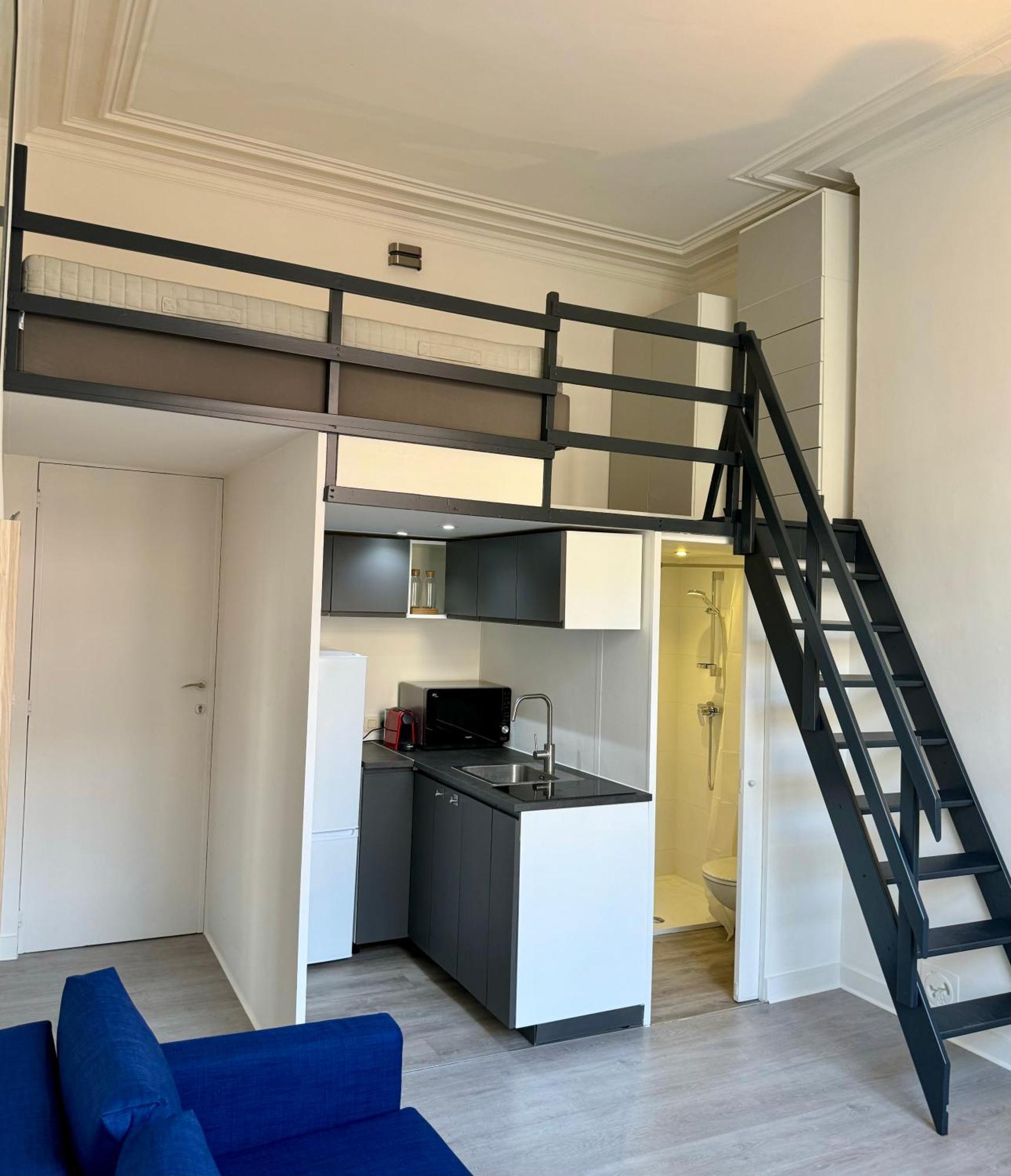 Studio Avec Chambre En Mezzanine Bruxelles Eksteriør billede